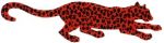 'Touch Me' Leopard Colour Changing Bookmark