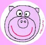My Wee Friend - Child Potty Training Aid - Smiling Pig. Eco friendly