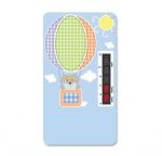 Teddy Balloon Moving Line Room Thermometer
