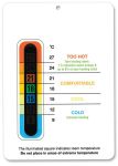 Eco White Room Thermometer