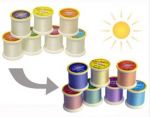 White to 7 Colour Embroidery Thread 7 Spool Pack