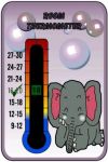 Baby Elephant Nursery Room Thermometer