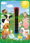 Baby Farm Animals Nursery Room Thermometer