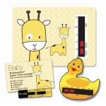 NEW! Baby Safe Ideas - Giraffe Thermometer Pack (Yellow).