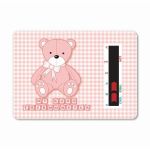 NEW! Baby Bear Room Thermometer (Pink).